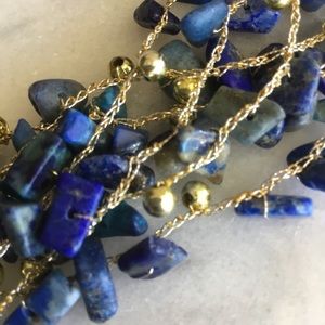 Lapis Lazuli Natural Stone Necklace